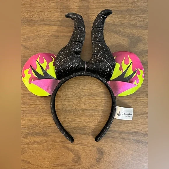 Disney Parks Sleeping Beauty Maleficent Horned Minnie Ear Headband s-l400.jpg main image 4